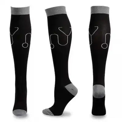 Compression Socks For Women & Men Circulation Compression Socks Knee High Best For Running,Medical,Nurse,Travel,Cycling,Diabetes
