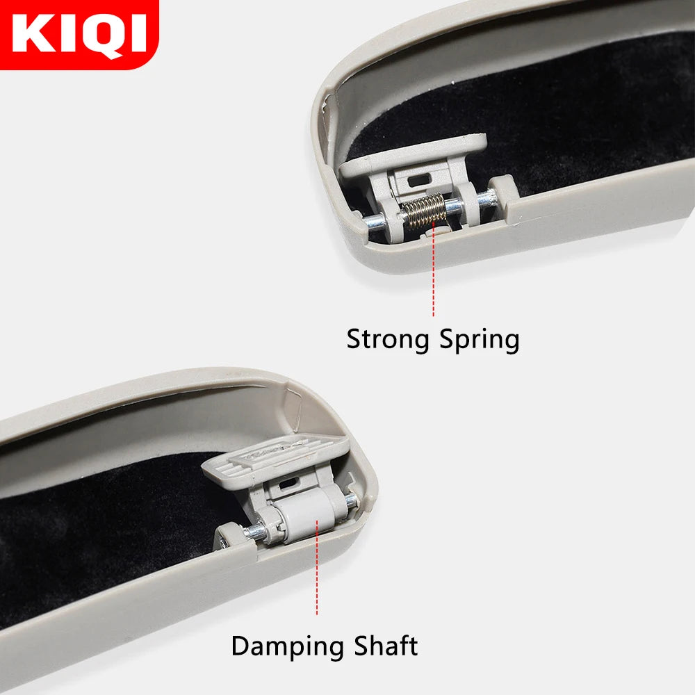KIQI New Upgrade Universal Car Glasses Case for Fiat 500 500L 500X 2011 - 2021 Glasses Holder Sunglasses Storage Box