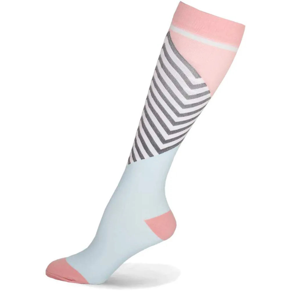 Compression Socks For Women & Men Circulation Compression Socks Knee High Best For Running,Medical,Nurse,Travel,Cycling,Diabetes