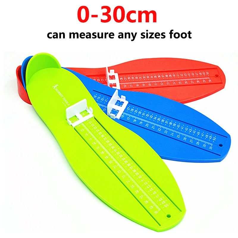1pcs 0-30cm 18-48 Euro Size Professional Foot Measuring Gauge Children Adult Shoe Measure Tool Sizer Shoe Calculator for Choose