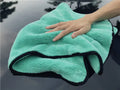 Lucullan 1200GSM Super Soft Premium Microfiber Drying Cltoth Ultra Absorbancy Aqua Deluxe Car Wash Towel