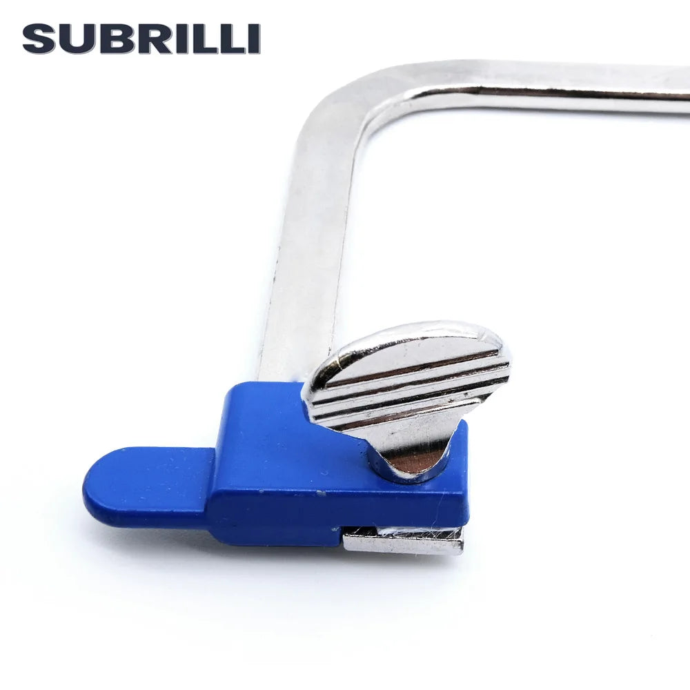 SUBRILLI Adjustable Saw Coping Frame with Diamond Wire Saw U Shape Hand Saw Bow For Wood Working DIY Cutting Tool Metal Hand Saw