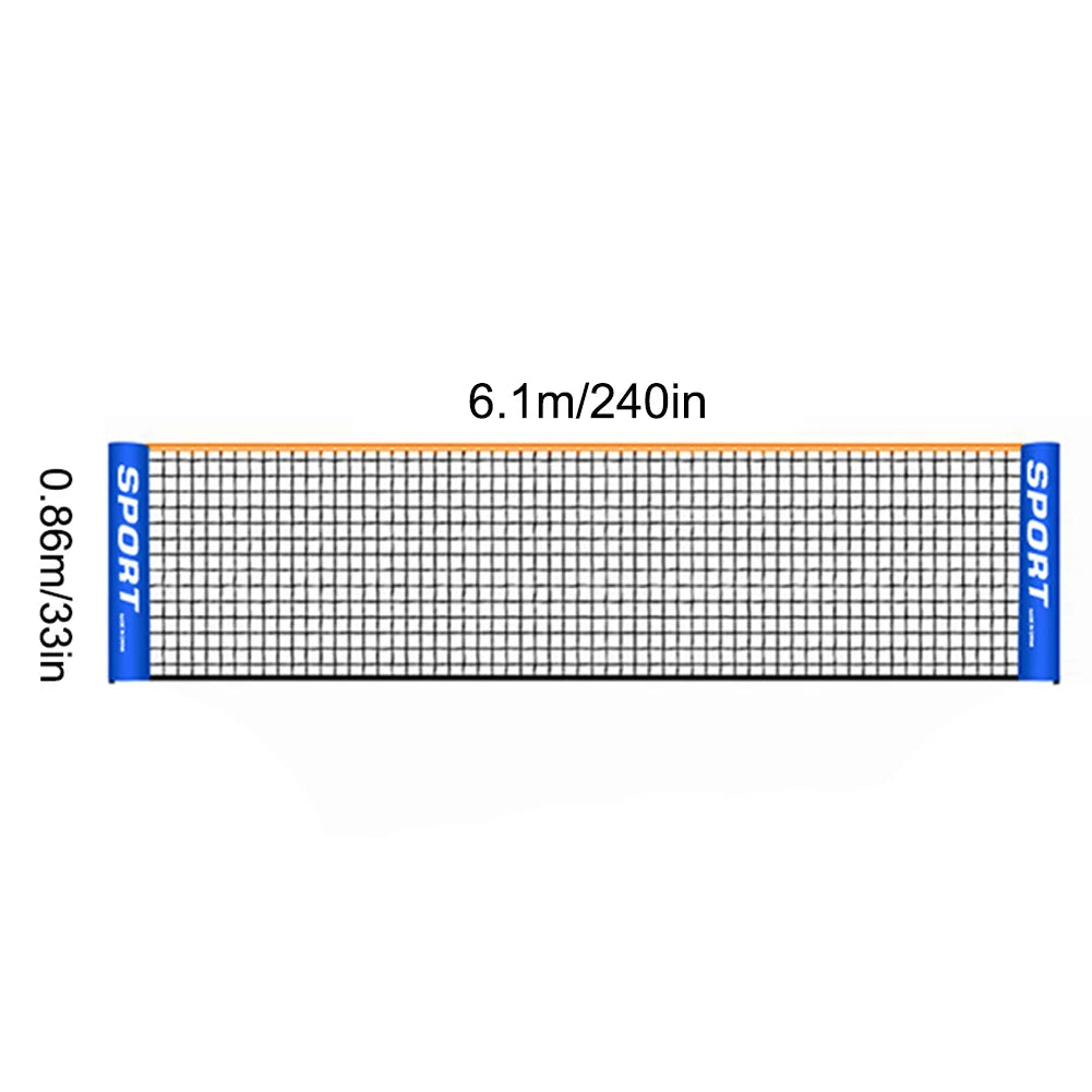 Portable Badminton Net Indoor Outdoor Sports Easy Setup Professional Standard Volleyball Net for Tennis Pickleball Training