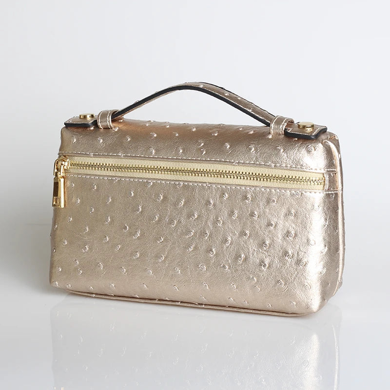XMESSUN Crocodile Pattern Makeup Bags for Women 2026 Trendy Bag Clutch Bag Luxury High Quality Handbag Designer Handbag Purse