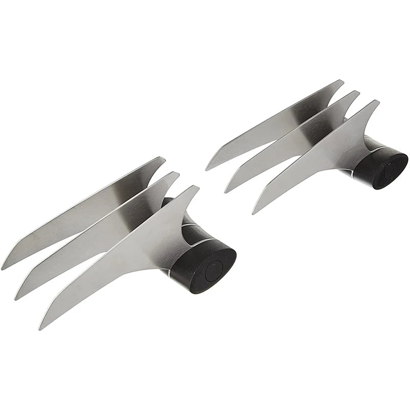 2pcs Stainless Steel Meat Shredder Fork Claws Pulled Pork BBQ Accessories Food Vegetables Slicer Cutter Tool Beer Bottle Opener