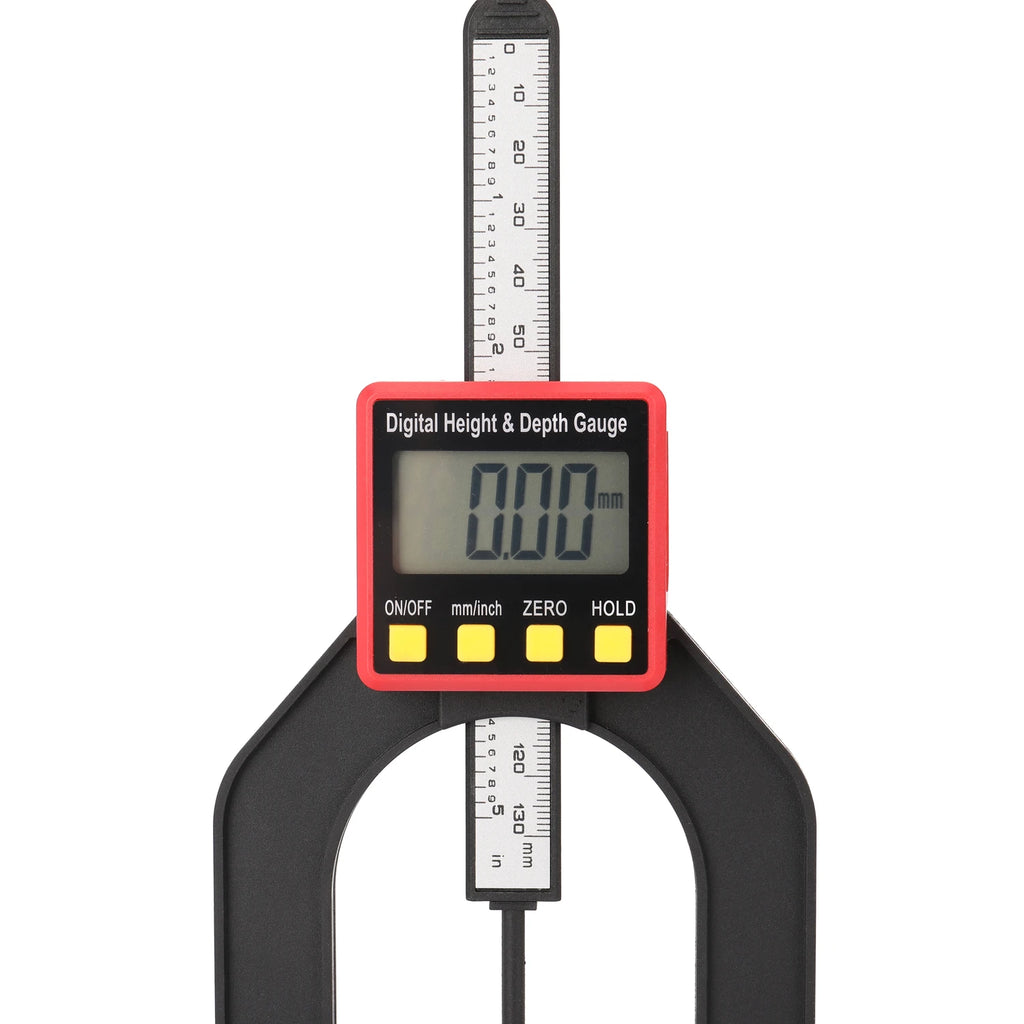 Height Depth Counting Meter Woodworking Depth Gauge Altimeter Ruler Digital Caliper Tool Wood Working Measuring Tools