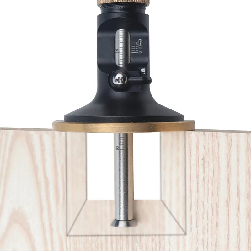 Precision European Scriber Ruler Marking Gauge Fine-tuning Automatic Alloy Line Scribing Depth Carpentry Measurement Tools