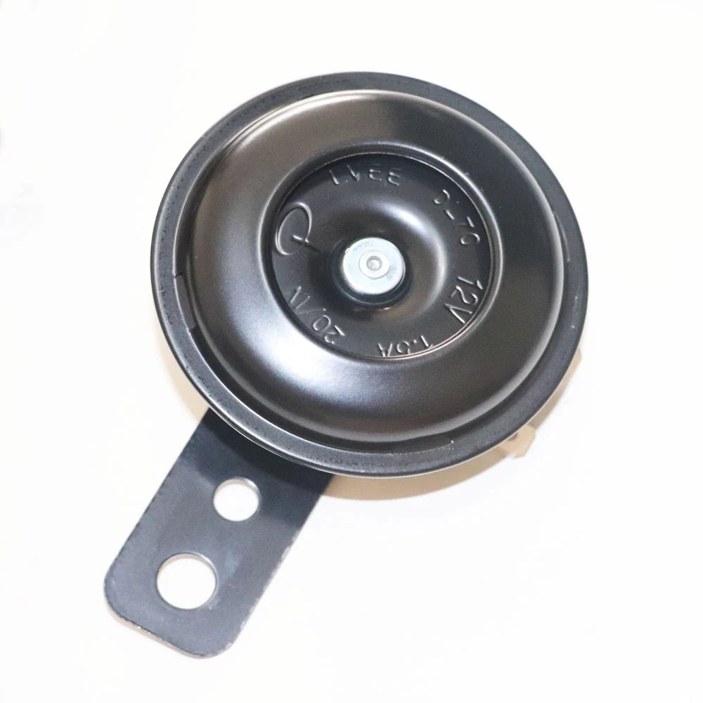 Lemod Universal Motorcycle Electric Horn Kit 12V 1.5A 105db Waterproof Round Loud Horn Speakers for Scooter Moped Dirt Bike ATV