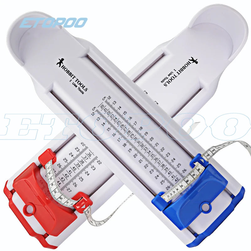 1pcs 0-30cm 18-48 Euro Size Professional Foot Measuring Gauge Children Adult Shoe Measure Tool Sizer Shoe Calculator for Choose