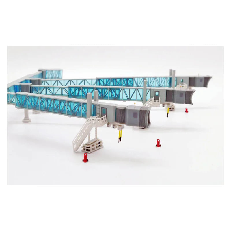 1:200 Plastic Collectible Airport Passenger Bridge Gift JC Wings LH2278 Blue for Airbus A380 Model