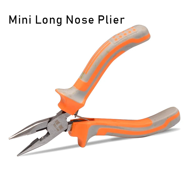 5" Professional Mini Pliers Set for Jewelry Making Craftsman Small Round Nose Needle Long Nose Multitool Pliers and Cutters