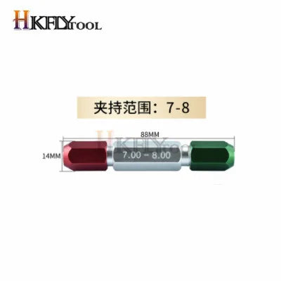 CNC Red Green Clamp Holder Needle Gauge Double Heads Pin Handle Go-and-not-go Plug Gauge Measuring Tool