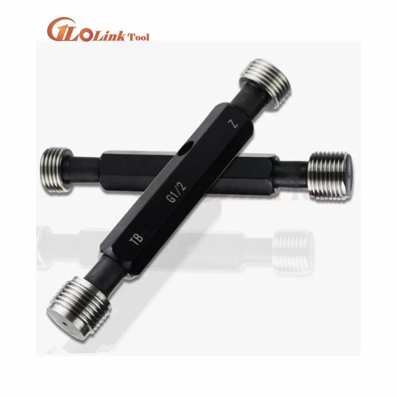 Inch Straight Pipe Thread Plug Gauge G Cylindrical Tube Gauge Thread Plug Gauge G1/4 G3/8 G1/2 Measuring Tool