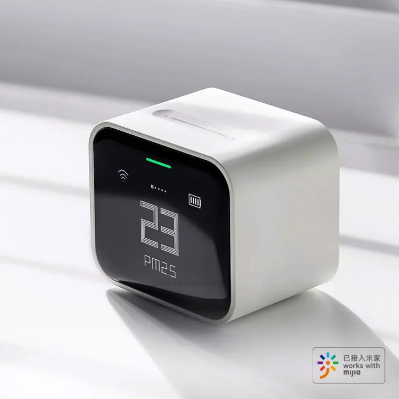 Youpin Qingping Air Detector Lite Retina Touch IPS Screen Touch Operation pm2.5 Mihome APP Control Air Monitor work with Homekit