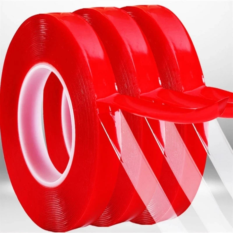 Double-Sided Tape 3m/9.84feet Nano Tape 5/10/15/20mm Width Transparent Tape No Traces Washable Adhesive Traceless Sticker Glue