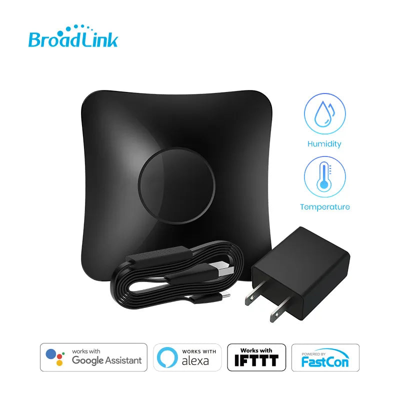 BroadLink RM4 Pro+ HTS2  Version Wireless Universal Remote Hub withTemp and Humidity Sensor Smart Home Solution