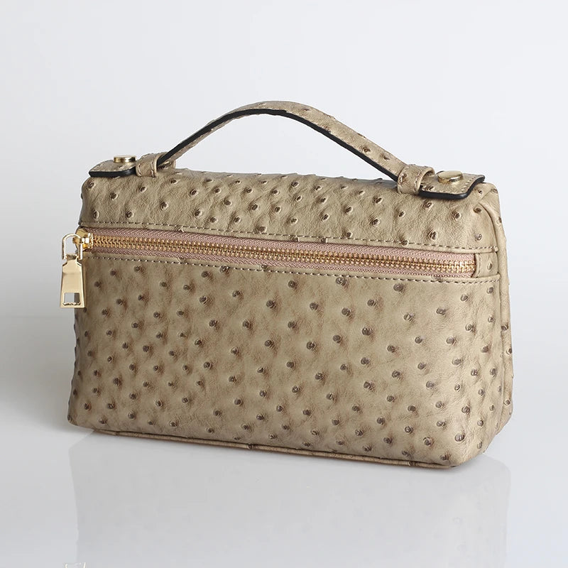 XMESSUN Crocodile Pattern Makeup Bags for Women 2026 Trendy Bag Clutch Bag Luxury High Quality Handbag Designer Handbag Purse