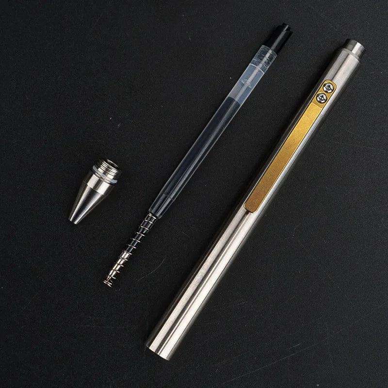 EDC Titanium Alloy Pen With Business Writing Multi-functional Portable Outdoor EDC Tools