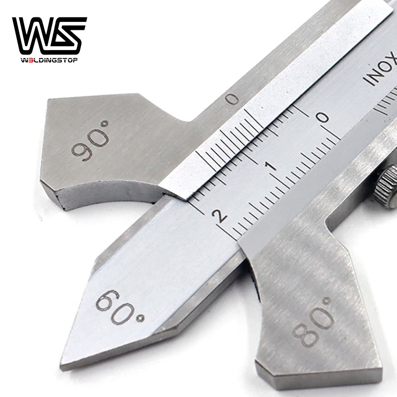 WS-30 Manual Welding Seam Gauge 60 70 80 90 Degree Angle Weld Ruler Inspection Gage