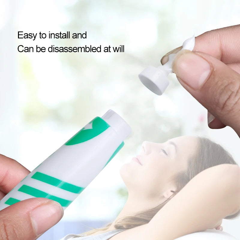 16 Tips Rotating Earwax Cleaner Spiral Dig Wax Ear Wax Remover  Ear-Cleaning Device Soft Spiral Extract Earwax Tool Ear-Picker