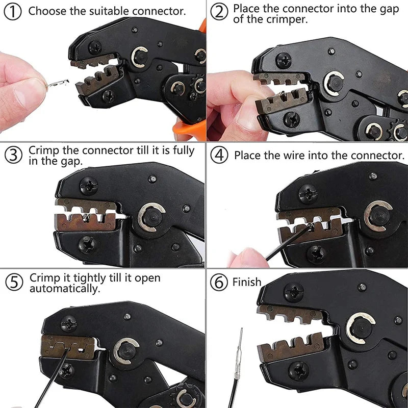 SN-28B 0.1-1mm² Crimping Pliers Tool Set-1550pcs 2.54mm Dupont Connectors And Crimp Pins，460pcs 2.54mm JST-XH JST Connector Kit