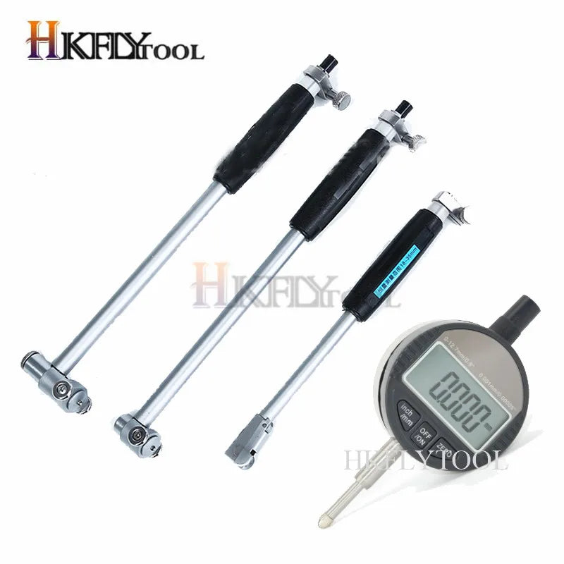 10-18-35-50-160 Inner Diameter Gauge Measuring Rod + Probe 10mm 0.01 indicator Accessories Inner Diameter Gauge Measurement Tool