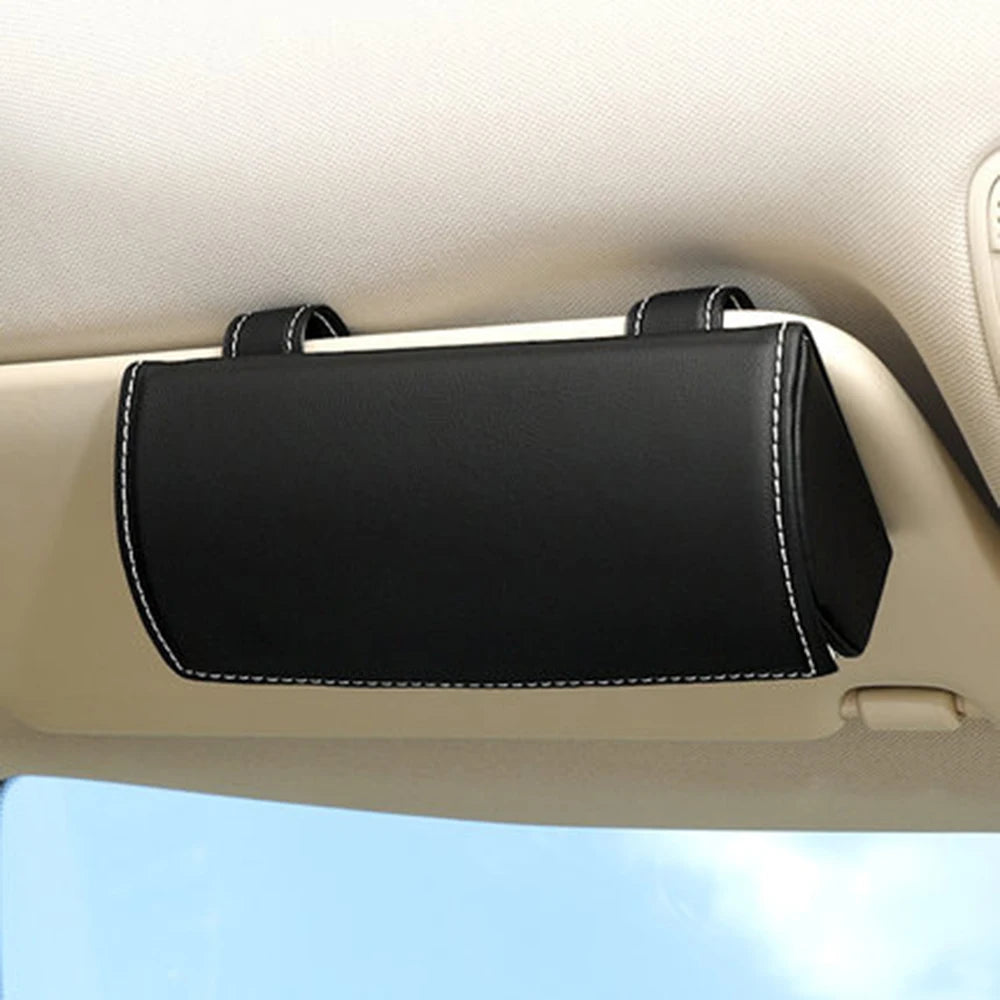 YSY Car Glasses Case Sunglasses Storage Box 4 Colors Auto Interior Accessories Glasses Holder Sun Visor Automobiles 1PCS