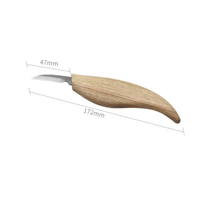 Wood Carving Cutter Hand Tool Set Hand Chisel DIY Wood Carving Knife Chip Knives High Strength Hooked Woodcut Art Craft Tool