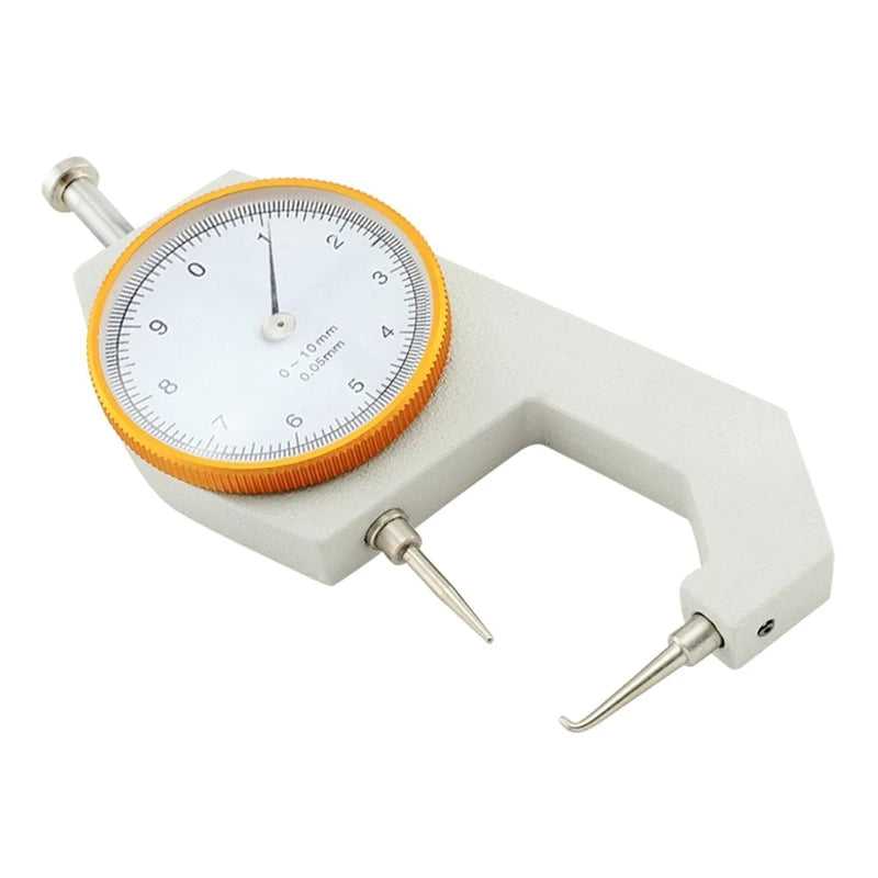 Thickness Gauge Tester Measuring 0-10mm Flat Sheet Leather Craft Tool High Precision Manual Measuring Too 0.05mm