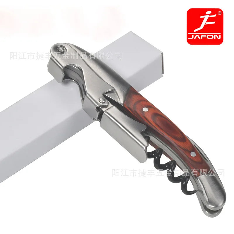 Wine Corkscrew Bottle Opener Inlay Wood in Bar Accesories Kitchen Tools Home Bar Opener Cork Taps