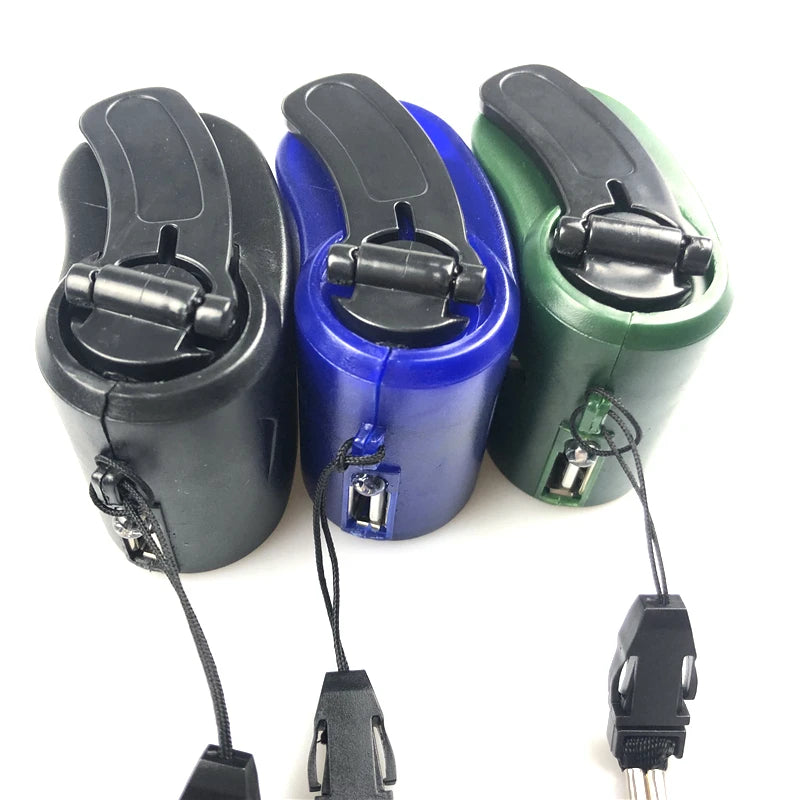 USB Emergency Charger Hand Crank Power Dynamo Portable Multi Tool for Phone Camping Travel Charger Outdoor Survival Tools