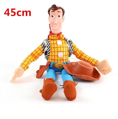 Hot Toy Story Sherif Woody Buzz Lightyear Car Dolls Plush Toys Outside Hang Toy Cute Auto Accessories Car Decoration 25/35/45CM