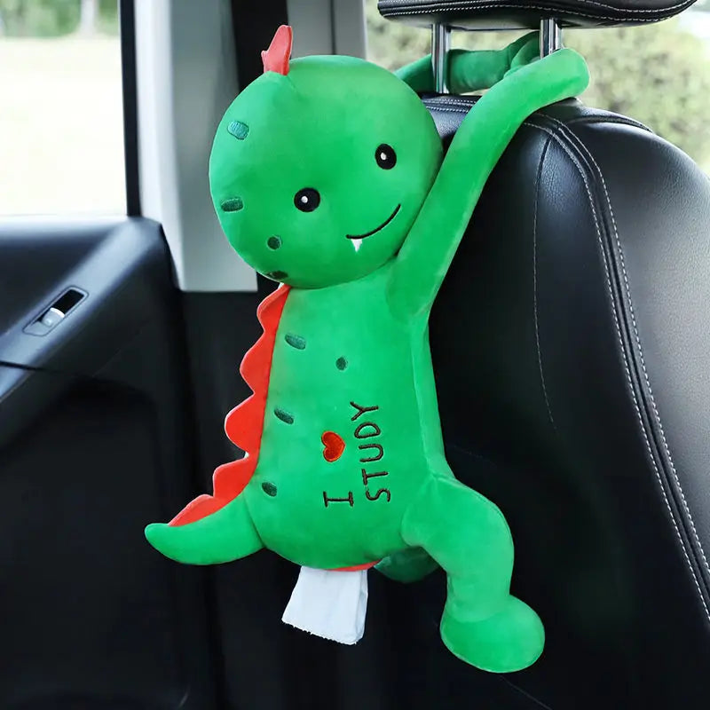 Creative Car Tissue Box Car Hanging Car Armrest Box Drawer Box Cover Cute Car Interior Decoration Products Daquan