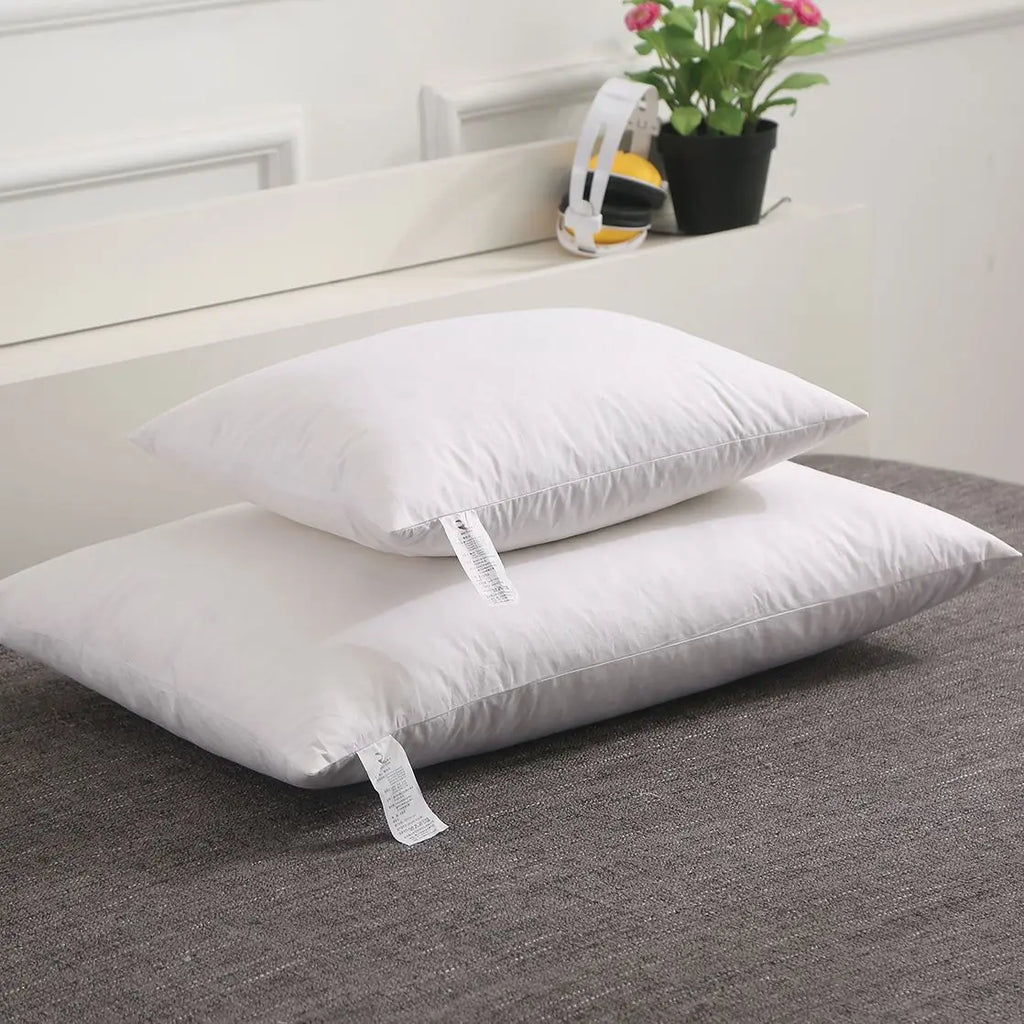 30x50 40x60 50x50cm 100% Cotton Goose Down Pillow Backrest Seat Sofa Chair Sitting Waist Footrest Bed Cushion Pad Pillow Filling
