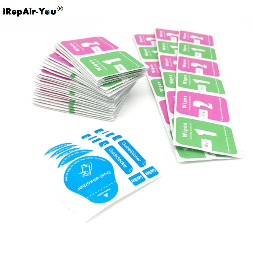 200Pcs Screen Dust Removal Dry Wet Cleaning Wipes Paper Alcohol for iPhone 16 15 Plus 14 13 12 11 Pro Max Glass Dust Absorbor