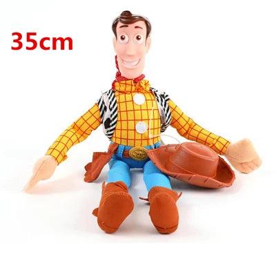 Hot Toy Story Sherif Woody Buzz Lightyear Car Dolls Plush Toys Outside Hang Toy Cute Auto Accessories Car Decoration 25/35/45CM