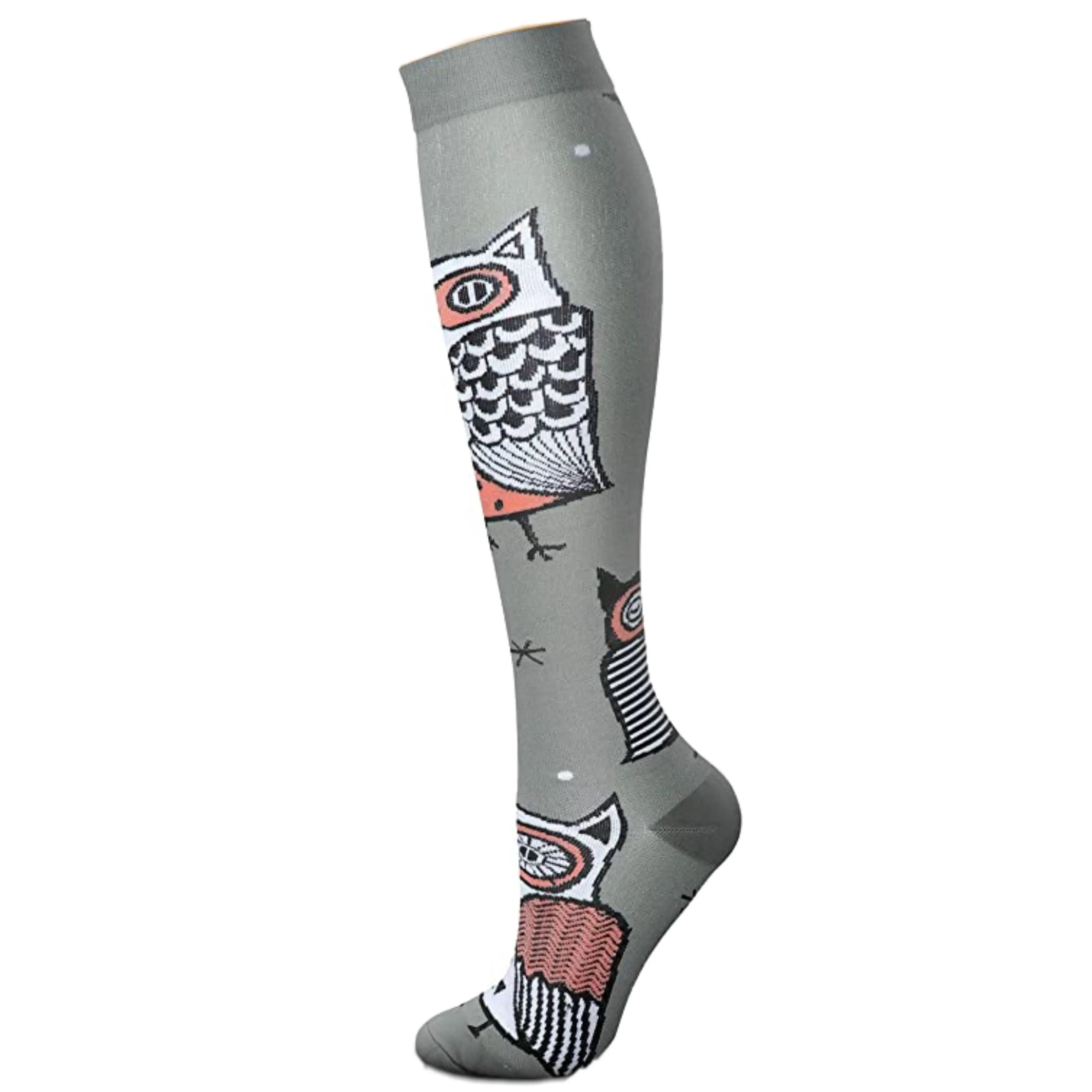 50 Style Antifatigue Unisex Compression Socks Fit for Nurses Flight Travel Medical Varicose Veins Leg Relief Pain Knee Stockings