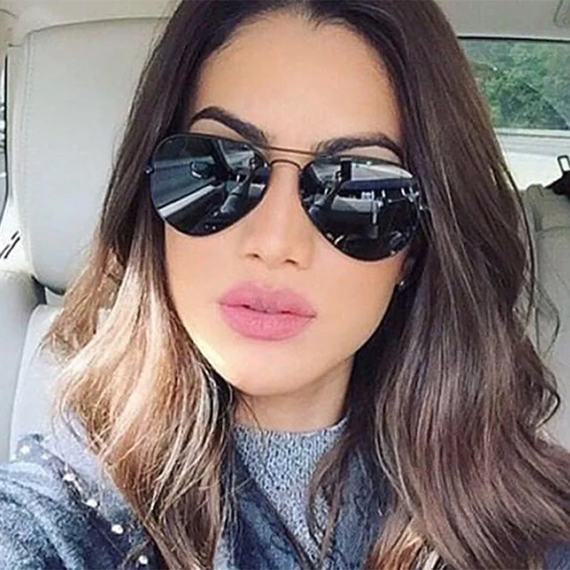 Metal Pilot Sunglasses Women/Men Classic Polarized Prescription Glasses 0 -0.5 -0.75 -1.0 -1.25 -2.0 -2.5 -3.0 -4.0