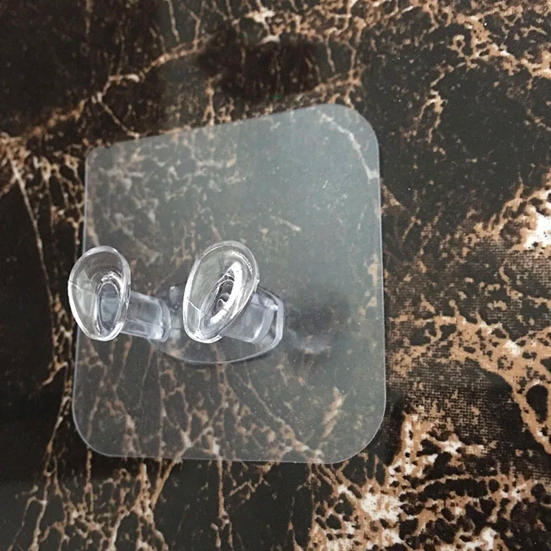 Screw Hook Hanger Transparent Wall Hook For Picture Self Adhesive Door Wall Hanger Hooks Wall Picture Hanger Wall Screw Sticker