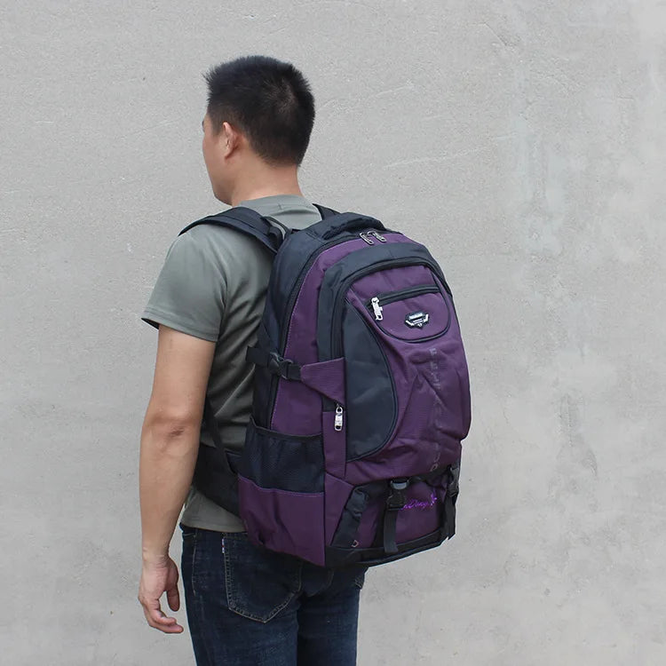 Outdoor 70L Large Capacity Wear Resistance Waterproof Backpack Men Women Trekking Camping Mountaineering Travel Luggage Bag
