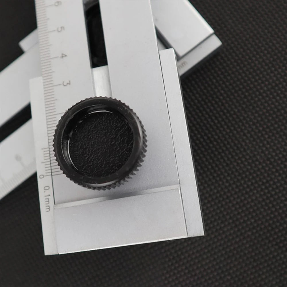 ALLSOME 200mm/250mm/300mm Woodworking Special Measuring Ruler Screw Cutting Marking Gauge Marking Scraper Tool