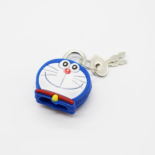Cartoon Padlocks Lovely Mini Luggage Lock Backpack Zip Padlocks Make-up Box Key Lock Students Diary Lock Children's Small Toys