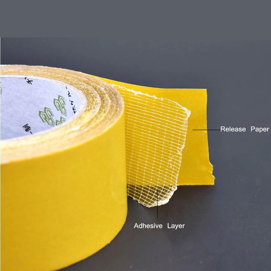 YX 20M Mesh High Viscosity Transparent Adhesive Tape Glass Grid Fiber Paste Double-sided Grid Tape