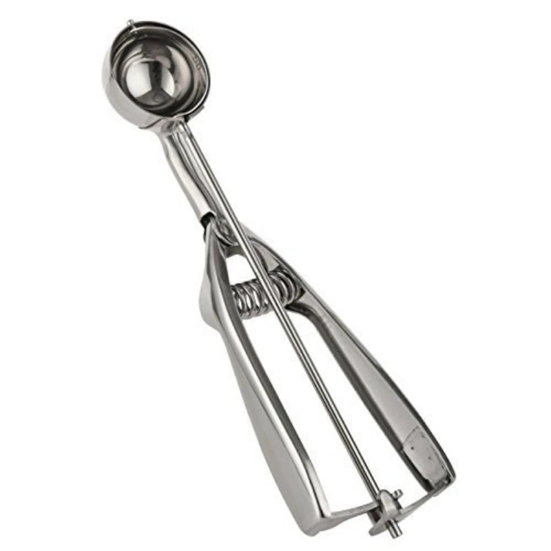 Ice Cream Spoon Kitchen Tools 3 Size Stainless Steel Spring Handle Mash Potato Watermelon Ball Scoop Home Kitchen Accessories