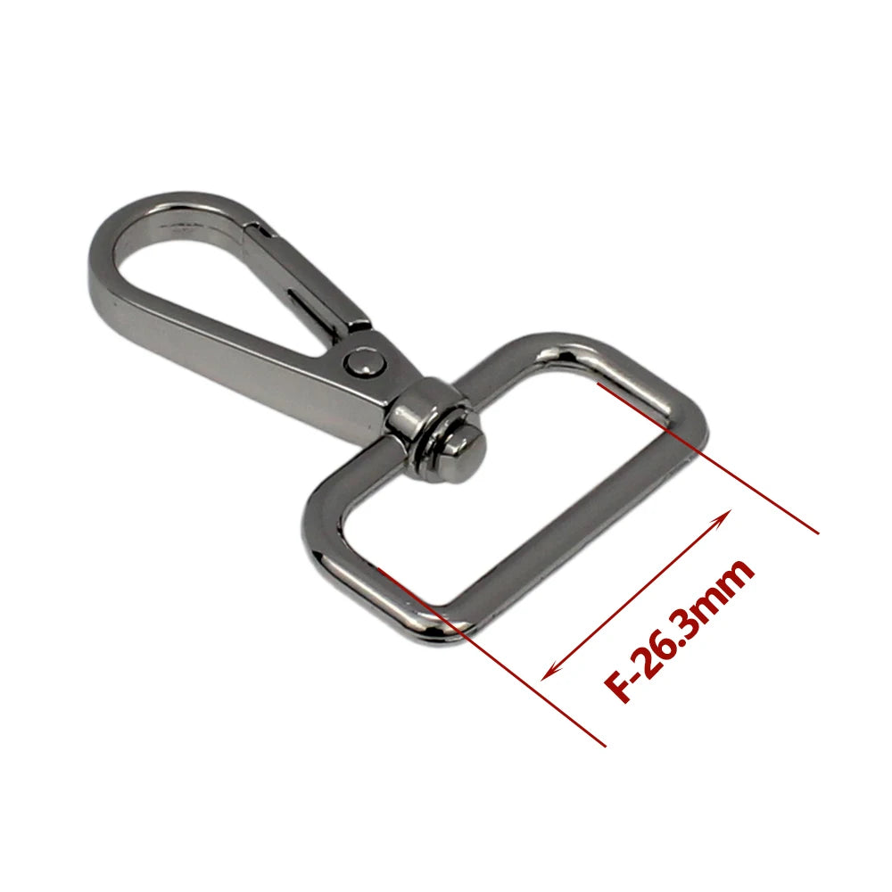 50Pcs Metal Swivel Leather Bag Handbag Purse Shoulder Strap Belt Clip Trigger Buckle Keychain Key Ring Dog Chain Collar Clasp