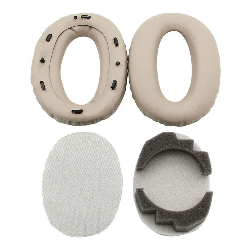 Replacement Ear Pads and Cups with Clip Ring Cushions Pads Kit - for Sony WH1000XM2, MDR-1000X WH1000XM3 Headphones Earpads