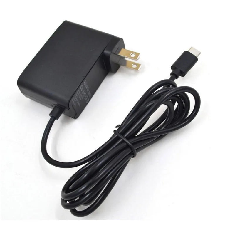 EU US Plug Home Travel Wall Power Supply USB Type C AC Charging Adapter Cable Fast Charger for Nintend Switch NS Lite Console
