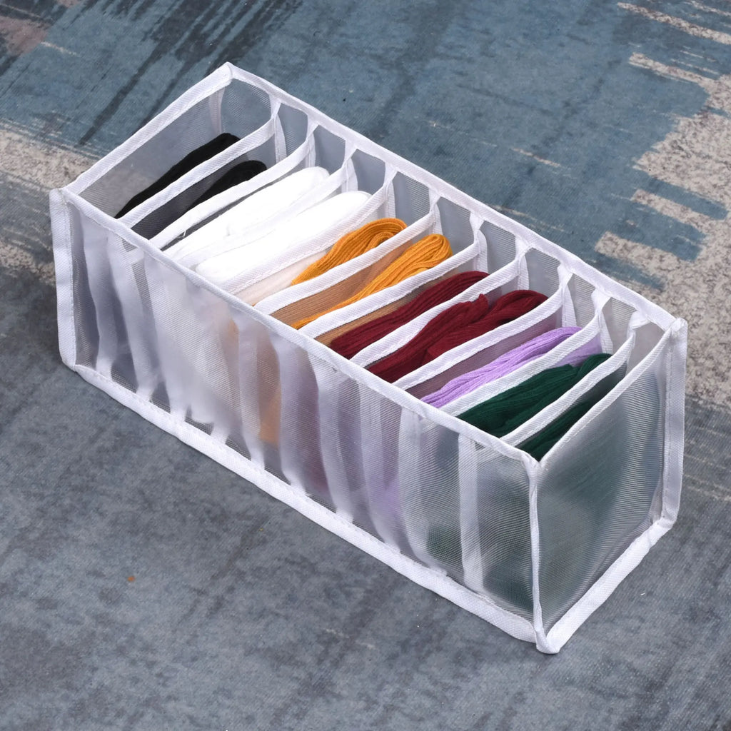 30 Grids Foldable Underwear Drawer Organizers Storage Dividers Closet Organizer Storage Box  for Clothes Bras Scarves Ties Socks
