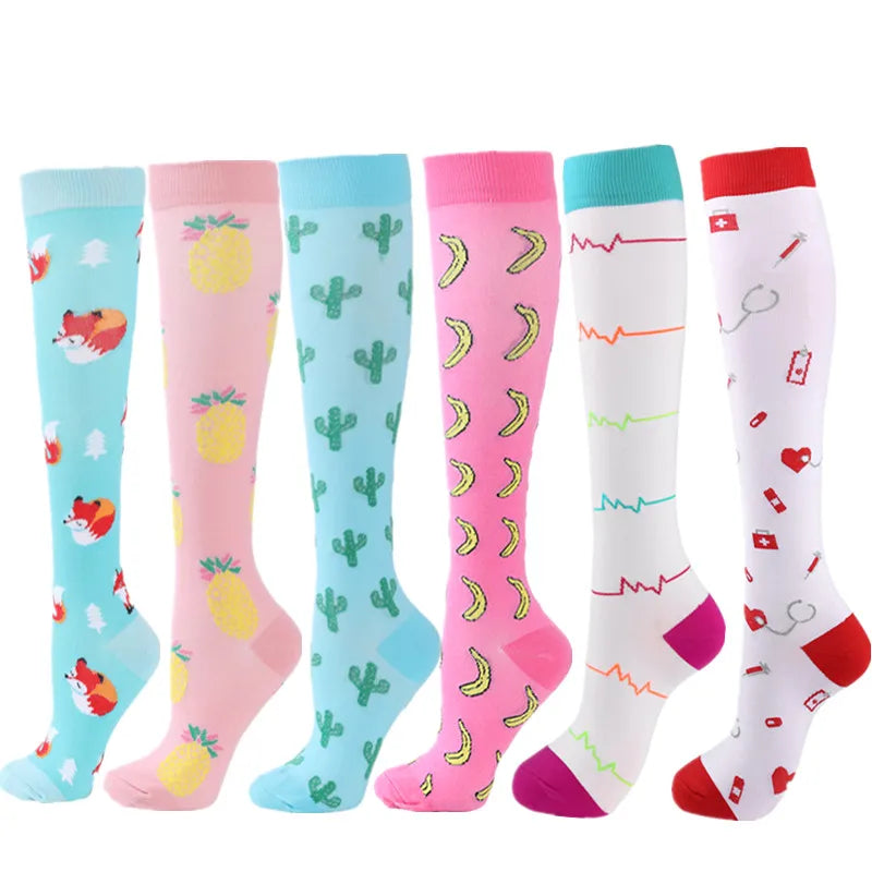 New Compression Socks Wholesale Athletic Best Graduated Medical Nursing Socks Men Women Fit For Running Outdoor Hiking Flight