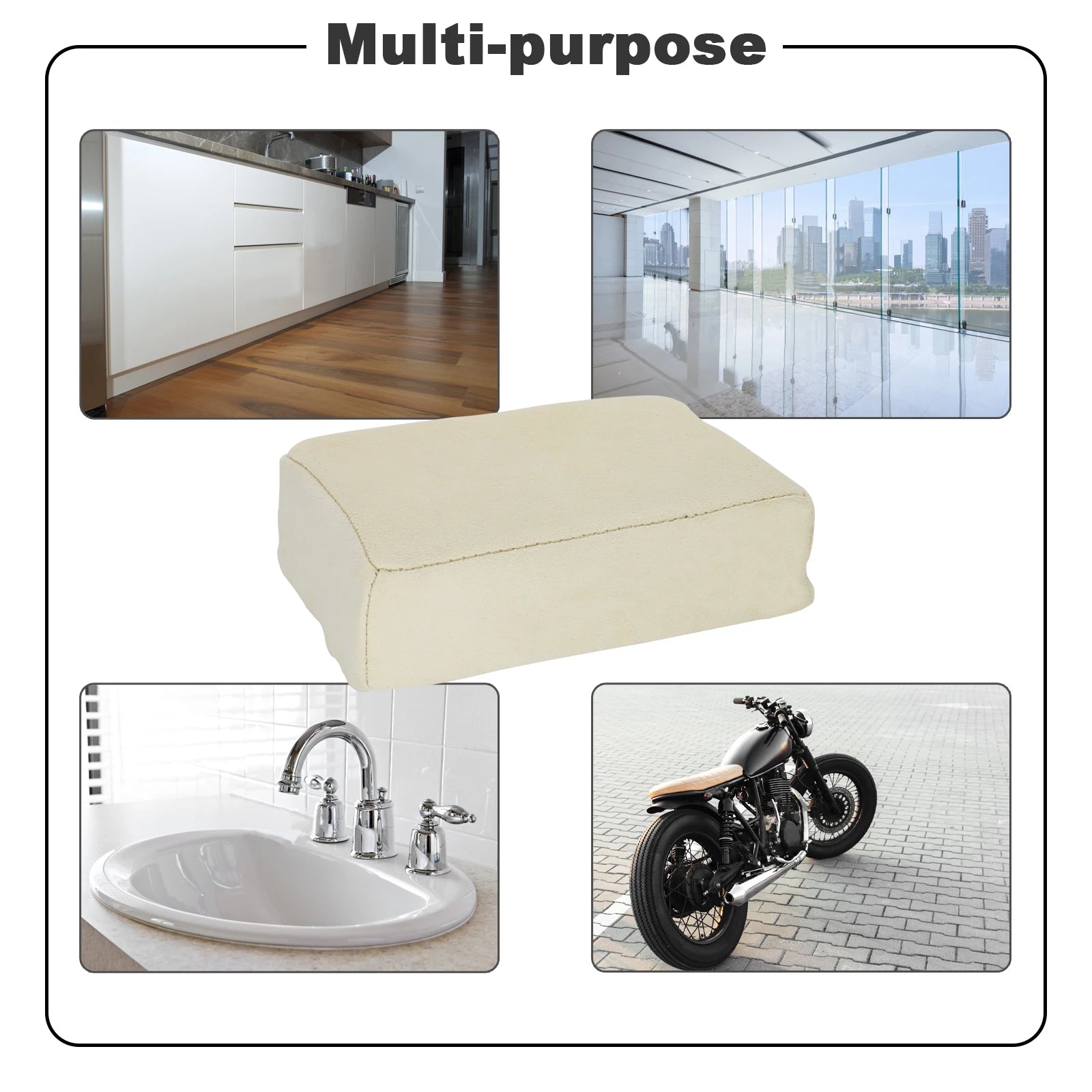 Car Cleaning Brush Wash Sponge Rub Block for Car Leather Seat Window Glasses mirror Auto Care Detailing Interior Cleaning Brush